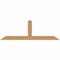 Ekena Millwork Portland Smooth Timber Gable Bracket, Western Red Cedar, 84"W x 28"H x 5 1/2"D x 5 1/2"F, 8/12 Pitch GBW084X28X0606POR00SWR - alternate 1